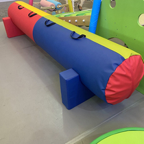 Rider column cylindrical slapping a barrel inflatable soft bag base kindergarten Early teaching induction training equipment Physical fitness