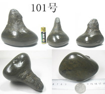 Guangxi Bay stone color pottery stone big fossil natural stone town ruler paperweight hand play Stone handle