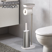 Joseph smart bathroom toilet brush paper towel rack Multi-function stainless steel storage shelf for toilet