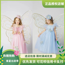 Girls dress Dress Autumn Winter Butterfly Fairies 2022 New Foreign Air Princess Gown Dress Suit Summer Fairy Skirt