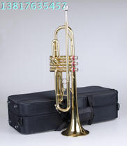 Shanghai Bailing trumpet instrument M4015D plated yellow trumpet Yellow trumpet Bailing brass tube 4015