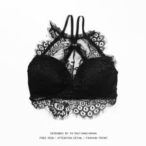 Clockwork home! Lace sexy Black corset beautiful Back Small vest 1159# bhiner lolita fashion