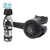 Scubapro R095 MK2 EVO diving breathing regulator one stage two head entry classic downstream valve