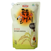 South Korea imported Aijing grain detergent Rice rice bran natural detergent 1200ml bag supplement