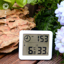 Household balcony gardening indoor and outdoor thermometer hygrometer digital display greenhouse wall wall measuring high and low temperature measurement summer