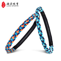 Luoxi Sports Woven Hair Belt Female Fitness Headband Sweat Absorbing Running Male Anti-sweat Guide Sweat Belt Anti-slip Silicone