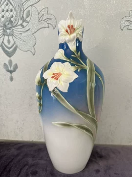 Franz Peaceful Lotus 花瓶 台湾 Asian Lucky Porcelain Wu Lu Franz Peaceful Lotus 花瓶 台湾 Asian Lucky Porcelain Wu Lu