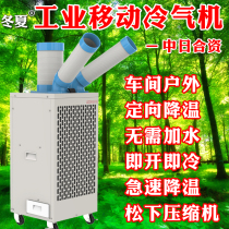 Winter and summer Industrial air-conditioning fan Workshop outdoor cooling artifact Commercial compressor cooler Mobile small air-conditioning fan