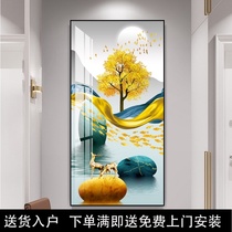  Crystal porcelain painting stone to run into the home entrance decorative painting modern simple meaning good mural corridor end aisle painting