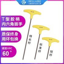 Taiwan T-shaped Allen Wrench Plastic Handle Special Longbar T-shaped Hexagonal Screwdriver T-shaped Six-sided Tool