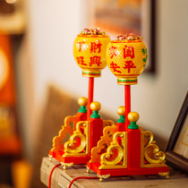 Chinese retro handicraft Chaoshan traditional lantern Chaozhou bamboo creative ornaments mini customizable advertising lamp