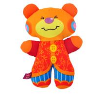 Lalababy pull cloth book Baby hand grip series double bear shake NOAH-2009-D0008