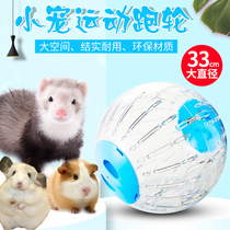 ()33CM oversized ferret ChinChin running ball ball ball squirrel hedgehog rabbit guinea pig wind toy