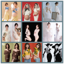 Pregnant womens photo clothing new beautiful lace dress pregnant woman photography art photo studio pregnant woman photo photo costume
