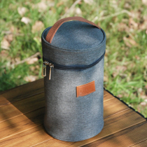  Luteng outdoor gas tank storage bag Camping flat gas tank portable storage bag thickened anti-collision storage anti-high temperature bag