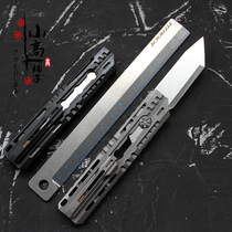 Titanium alloy MT3 heavy utility knife battle armor EDC box cutter paper knife portable outdoor survival tool knife