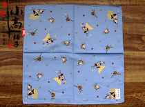Japanese original knives cotton handkerchief square scarf cloth knives EDC equipment collection owl