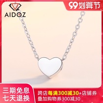 3d love platinum pendant pt950 platinum necklace 100 tower platinum set chain necklace womens glossy pendant gift