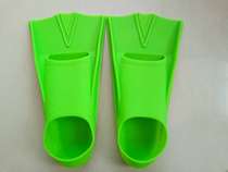 Super quality hot sale discount price for men and women pure silicone swimming training diving short flippers snorkeling equipment frog shoes