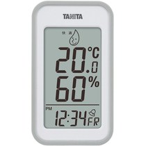  Japan TANITA indoor electronic hygrometer Baby room household clock alarm clock hygrometer simple thermometer