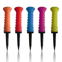New golf elastic ball TEE ball nail soft rubber sleeve plastic ball holder Elastic limit ball nail 5 colors to choose
