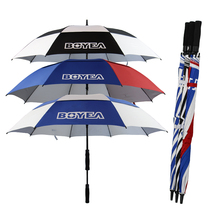 boyea golf umbrella double-layer umbrella automatic umbrella one-button open anti-ultraviolet 32-inch umbrella