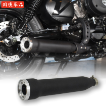 Light riding Korean GV300s special motorcycle modification straight horse hoof sound silencer muffler exhaust pipe tail section