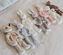 58 US Sea WAN Rabbit appeasement towel pacifier towel appeasement doll with pacifier to accompany sleeping toy