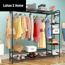 Simple wardrobe Modern simple rental room with storage commoner cabinet Home bedroom assembly storage hanging wardrobe cabinet