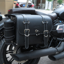  Suitable for Longjia V pa BOBV Tu 250 modified retro motorcycle side edging box waterproof bumper backrest shelf