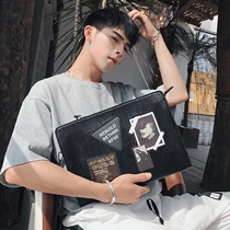 New Korean version for mens hand grab bag casual street hand grabbing bag fashion street single shoulder bag ipad bag tide man bag