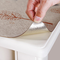 ins tablecloth Waterproof and oil-proof leave-in plastic soft glass pvc thickened table mat Crystal plate coffee table table mat