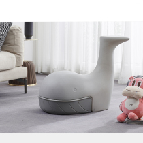  (Xingyou Home Museum)Design Nordic quality stool creative whale single childrens storage simple chair