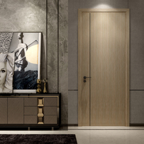  Shangpin natural color solid wood composite paint door set door custom interior door household bedroom door Vano 68 deposit