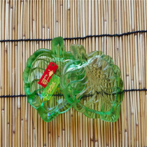 In the 1970s state-owned Zibo Boshan Glass Old Factory produced green glass craft leaf shape ashtray
