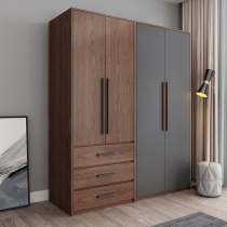 Simple modern storage assembly wardrobe economical bedroom combination cabinet Nordic small apartment furniture cabinet