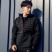 NIKE NIKE cotton clothes men 2021 autumn and winter New windproof warm thin cotton-padded sports coat BV6299-010