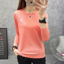 Quick-drying clothes womens long sleeve t-shirt round neck thin breathable outdoor sports mountaineering fast-drying clothes mens exploration
