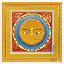 Tien Fu Hui Bo Ruo Dharma Eye altar City Altar City association Tibetan Buddhism Tantric Altar City Mantra wheel Buddha hanging painting 3245