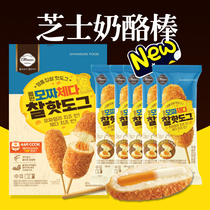 Brushed cheese sticks Korean New World crispy cheese sticks brushed cheese bars Korean hot dog sticks semi-finished snacks