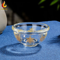 Tibetan water supply Cup for Buddha Cup Crystal eight auspicious water supply bowl water supply Cup for Buddha Cup tribute to God eight Cup holy water Cup