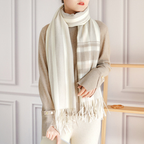 Too gentle Japanese Plaid pure cashmere series scarf autumn and winter thick wild warm fashion scarf