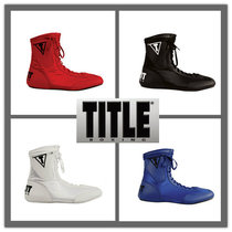 Boxing shoes men's and women's TITLE training fitness squat Sanda fighting tide boxing boots taekwondo shoes boxing