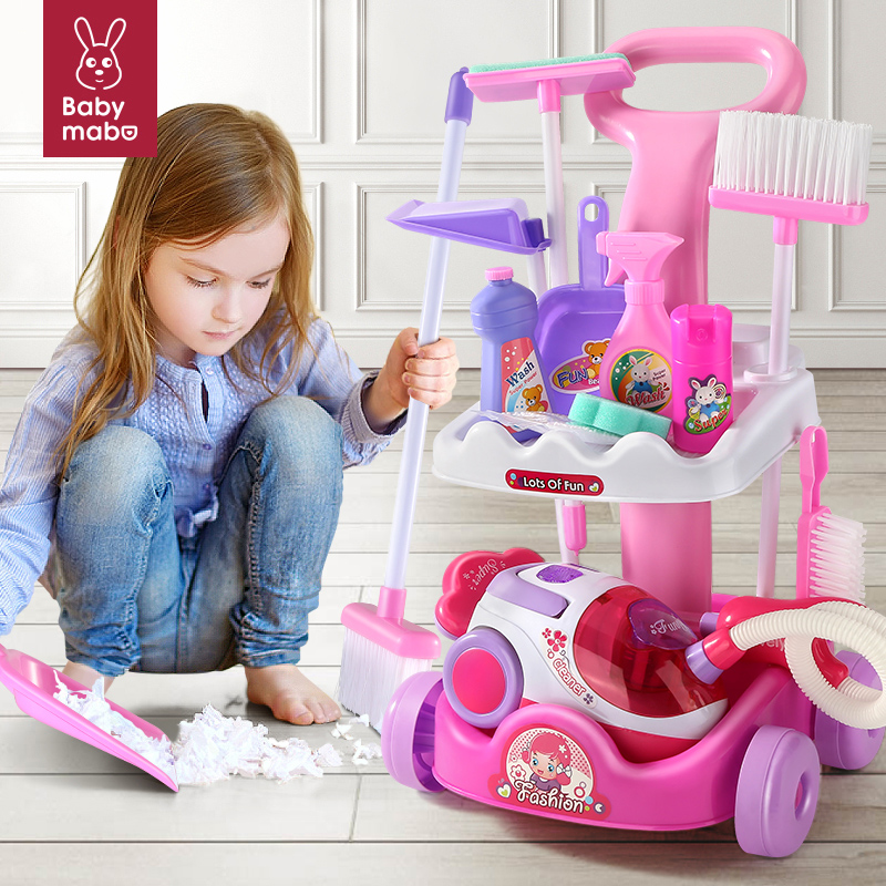 子供用掃除おもちゃ女の子用ほうきとちりとりセット赤ちゃん掃除掃除掃除機子供用ままごと