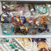 Live crystal jewelry pick-up spot selection bracelet necklace ring earrings mens and womens types