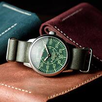 Ukraine Mens ◇ vintage Soviet 19 1990s military watches watches mechanical leather aviator watch
