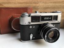 Camera Ukraines ancient old 70s collection of Soviet rubber roll rangefinder camera