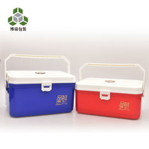 Instant sea cucumber packing box high-grade red and blue portable gift box seafood hairy crab refrigerator packing box