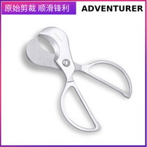 Promotional classic handle all metal small universal Cigar scissors stainless steel Cuban cigar cut hole