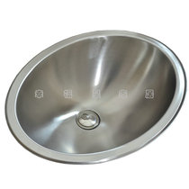 Yabo 4535 Oval stainless steel sink 4838 kitchen bathroom table basin basin upper basin vegetable wash sink